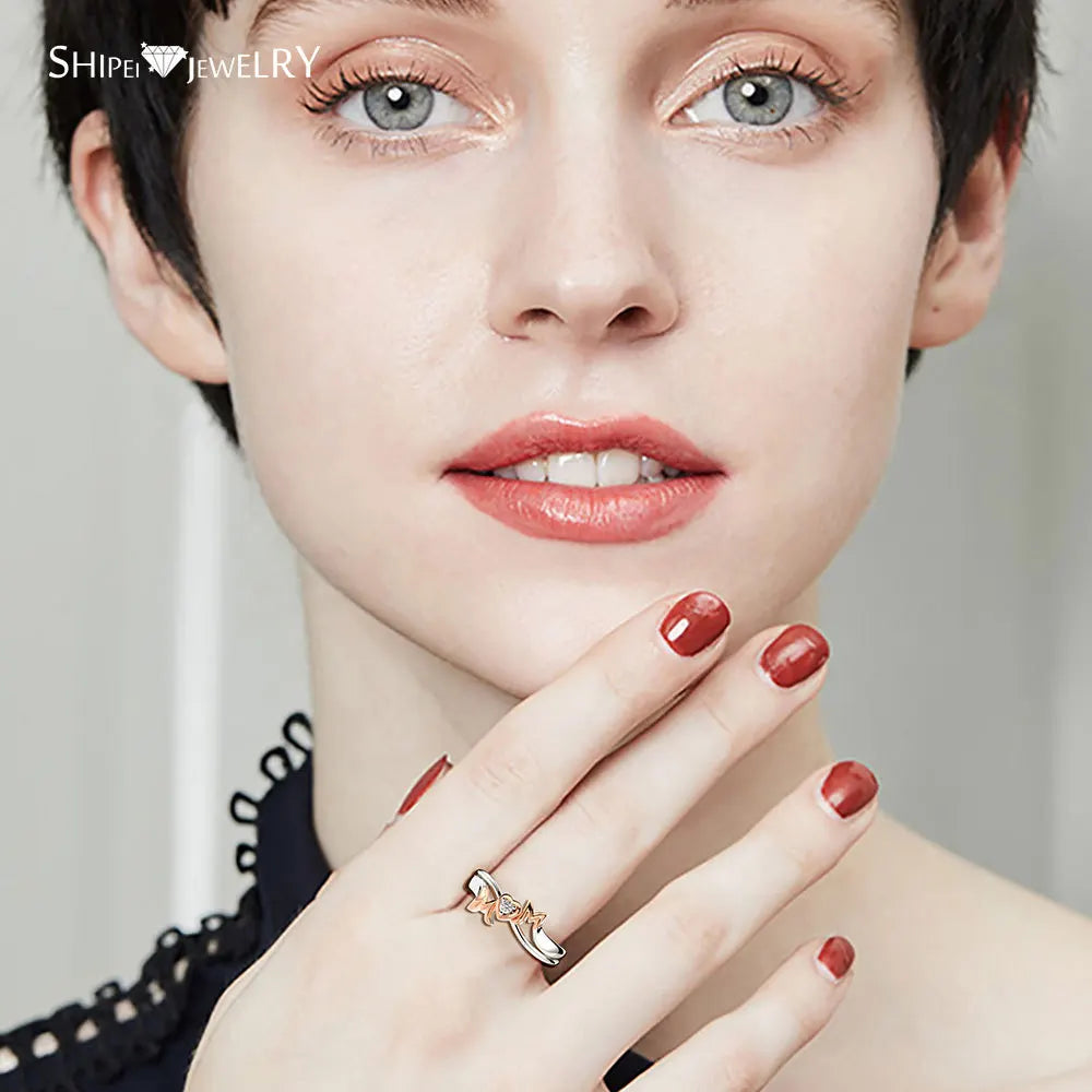 Fashion Real 18k Gold Rings for Women Finger Rings for Wedding Engagemenfine Jewelry Dating for Wife/mom Trendy Diamond Rings