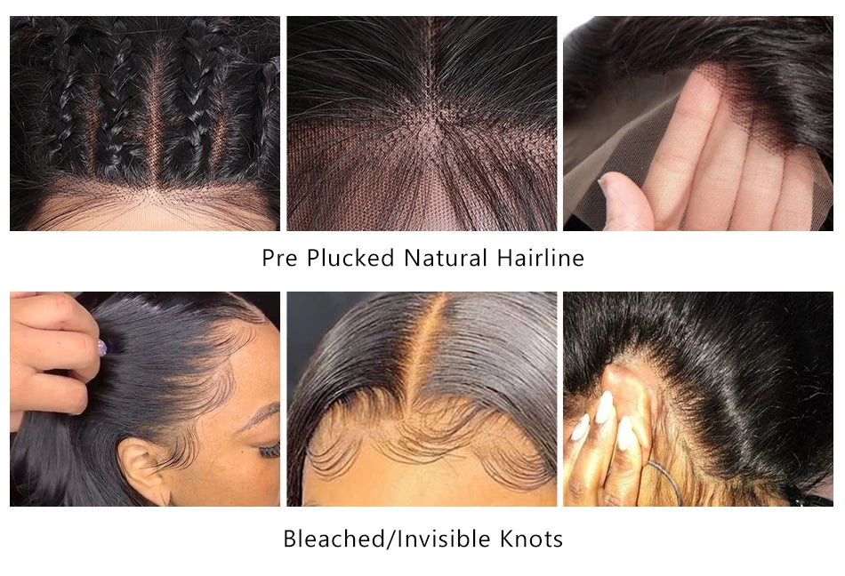 Beautyforever Glueless Straight Human Hair Wig Preplucked 13x4 Lace Front Human Hair Wig Brazilian 5x5 HD Lace Wig