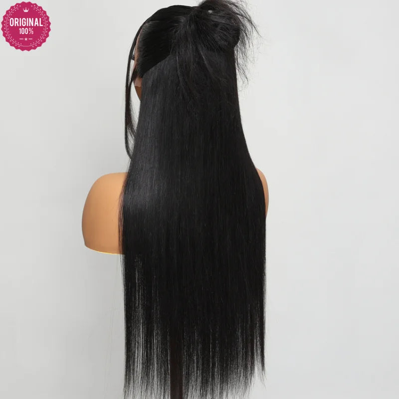 Beautyforever Glueless Straight Human Hair Wig Preplucked 13x4 Lace Front Human Hair Wig Brazilian 5x5 HD Lace Wig