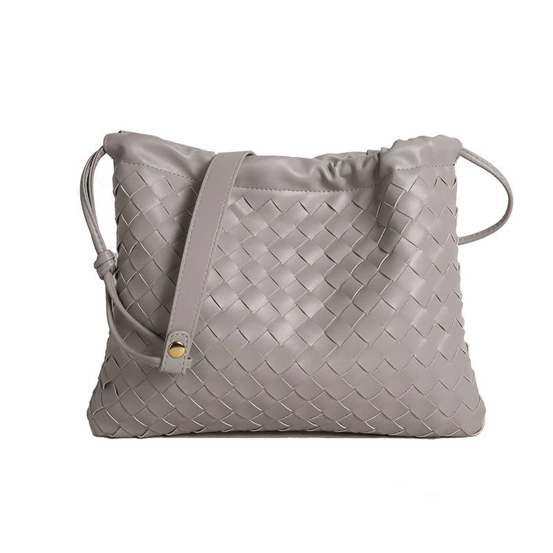 Luxury Designer Paris Fashion Elegant Handbag In Solid Color With Trendy Design For Business Commuter Women
