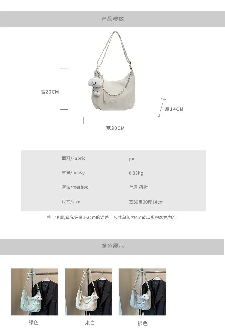 2025 Summer Fresh Release! Women's Fashion Bag - Simple Relaxed Design, Soft Texture, Ample Capacity for Commuting