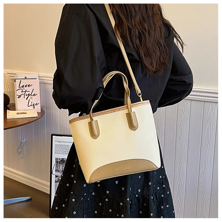 2025 Luxury Fashion Handbag for Women Elegant Retro Bucket Bag Minimalist Crossbody Shoulder Bag Unique Stylish Tote