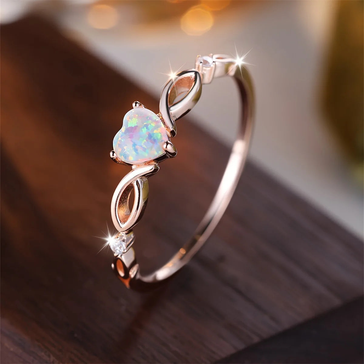 Fashion Love Zircon Ring with Simple and Colorful Style Elegant Retro Women's Wedding Festival Party Accessories and Giftsкольцо