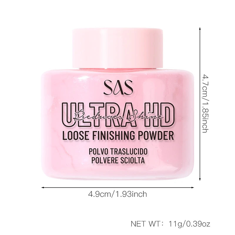 Setting powder, oil-control matte makeup effect, long-lasting waterproof, brightens skin tone, creates a perfect makeup
