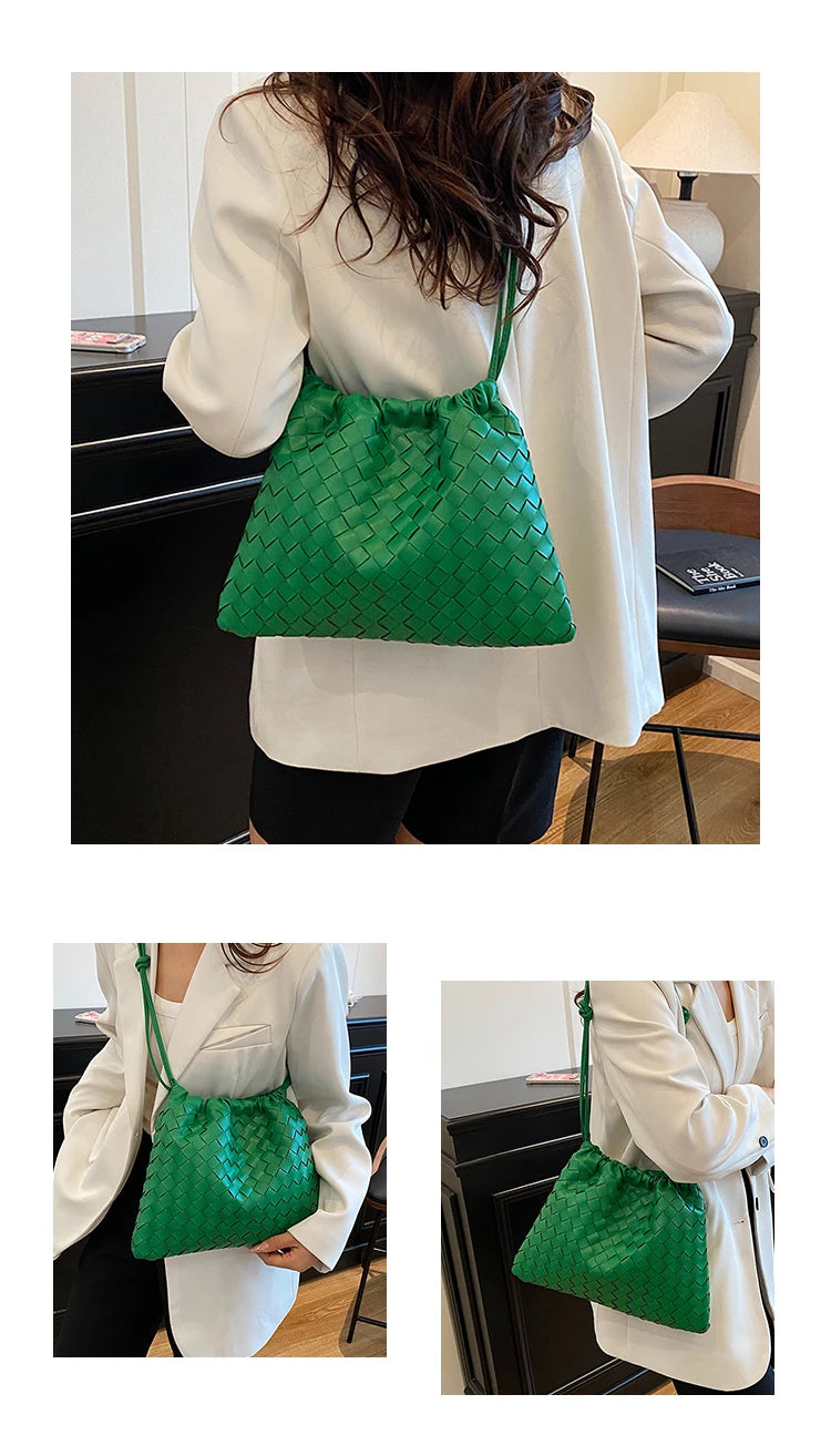 Luxury Designer Paris Fashion Elegant Handbag In Solid Color With Trendy Design For Business Commuter Women