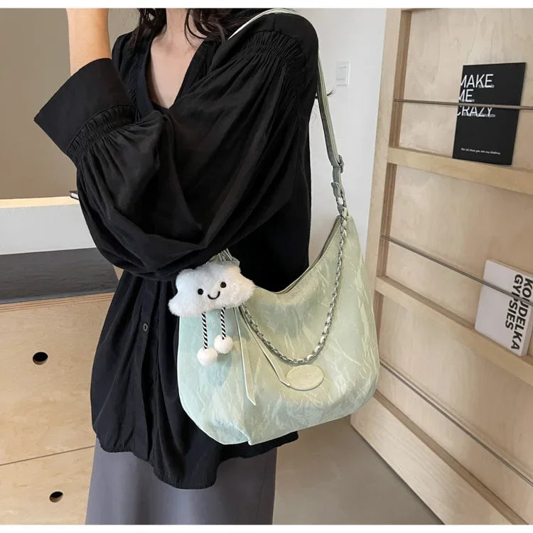 2025 Summer Fresh Release! Women's Fashion Bag - Simple Relaxed Design, Soft Texture, Ample Capacity for Commuting