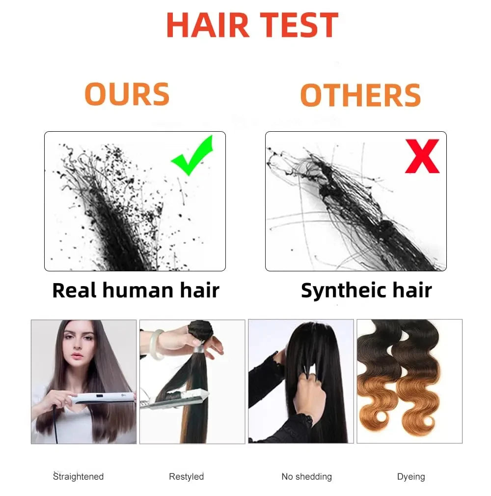 High Density 30 Inch Deep Wave 13x4 HD Lace Front Human Hair Wig Water Wave Curly Transpare Ombre Brown Wig Human Hair For Women