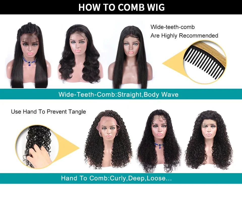 Highlight Curly Human Hair Wigs 13X6 Lace Frontal Wig Human Hair Brazilian Hair Pre Plucked Wig 200 Density For Women