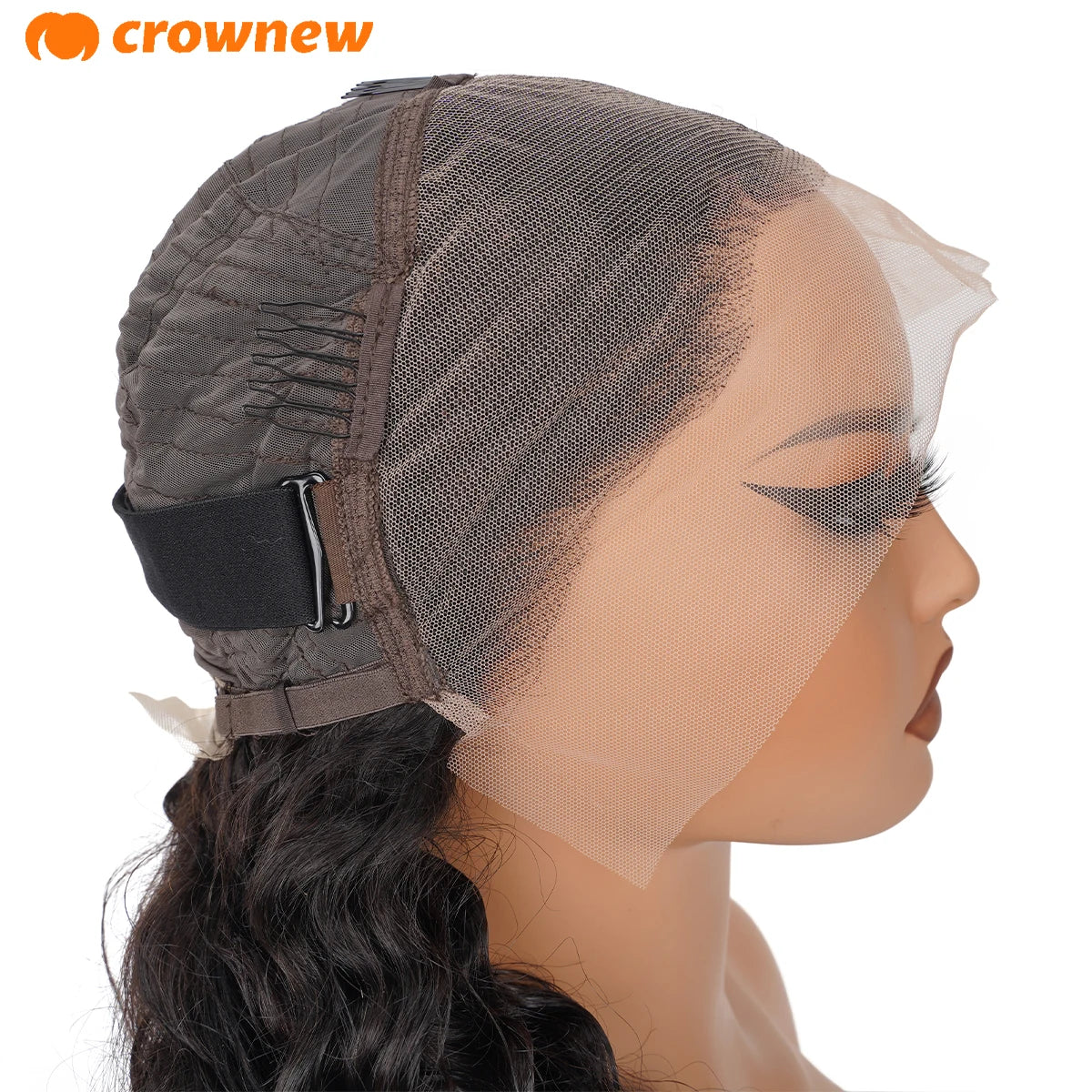 Deep Wave Frontal Wig 13X4 13x6 Hd Lace Frontal Wig Human Hair 200% Curly Lace Front Human Hair Wig Pre Plucked Human Hair Wigs