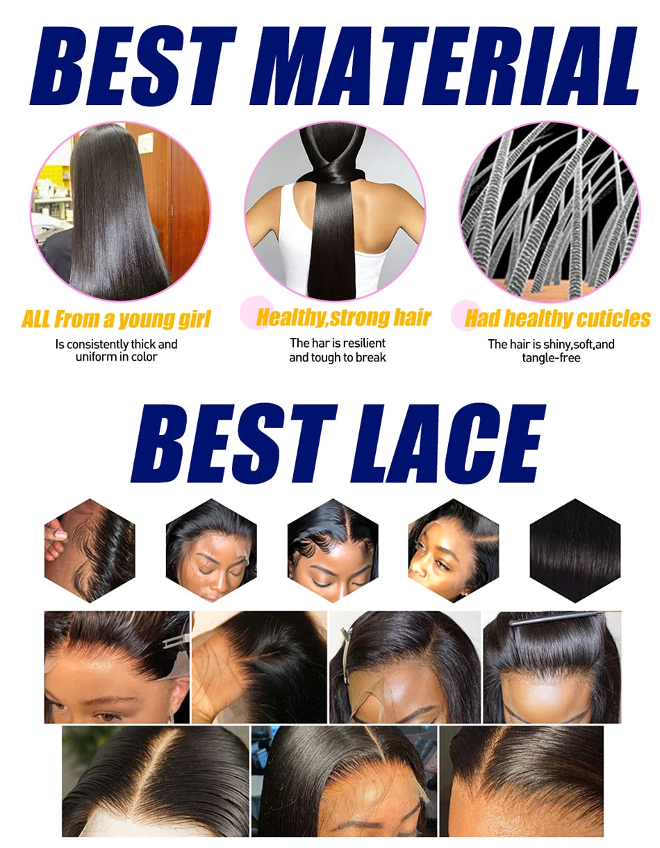 Deep Wave Frontal Wig 13X4 13x6 Hd Lace Frontal Wig Human Hair 200% Curly Lace Front Human Hair Wig Pre Plucked Human Hair Wigs