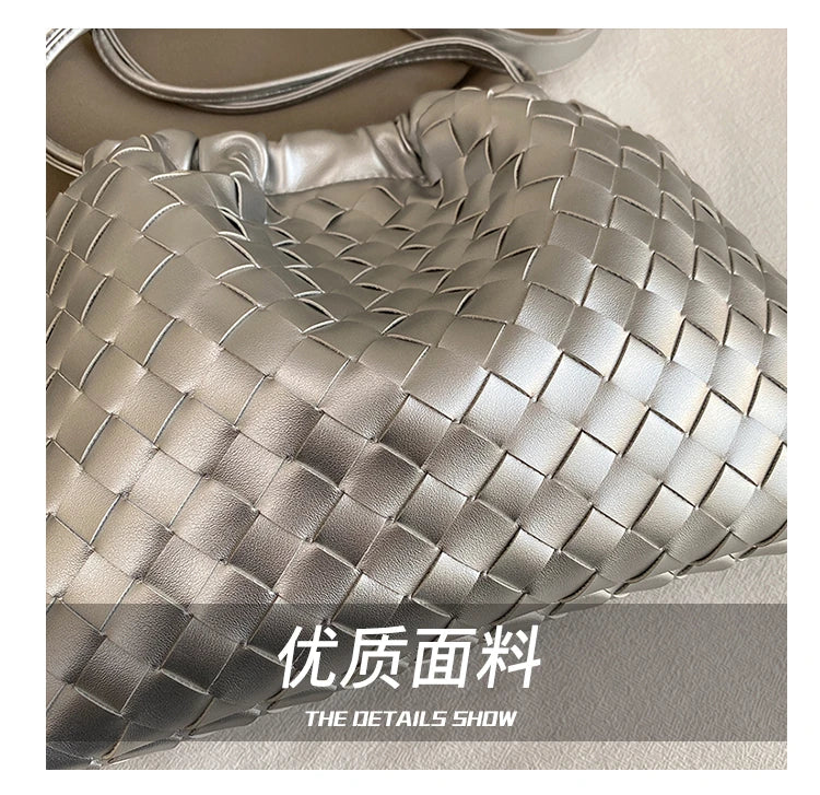 Luxury Designer Paris Fashion Elegant Handbag In Solid Color With Trendy Design For Business Commuter Women
