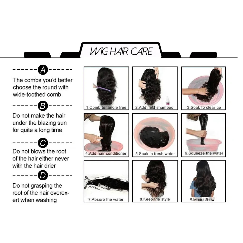 Straight Human Hair Wig With Bangs Mullet Wig Full Machine Made Wig Brazilian Human Hair Wigs for Women Natural Colored Wig