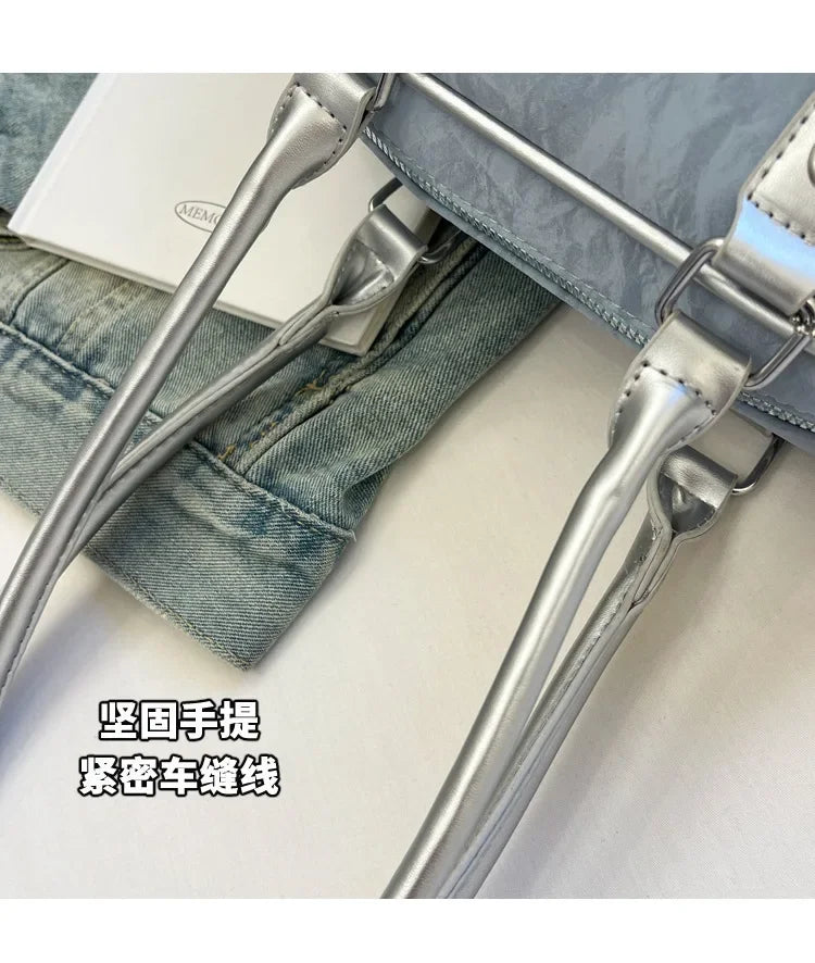 2025 New! Women's Fashion - Forward Color - Blocking Boston Bag - Versatile Underarm Carry for Casual Commuting & Daily Chic