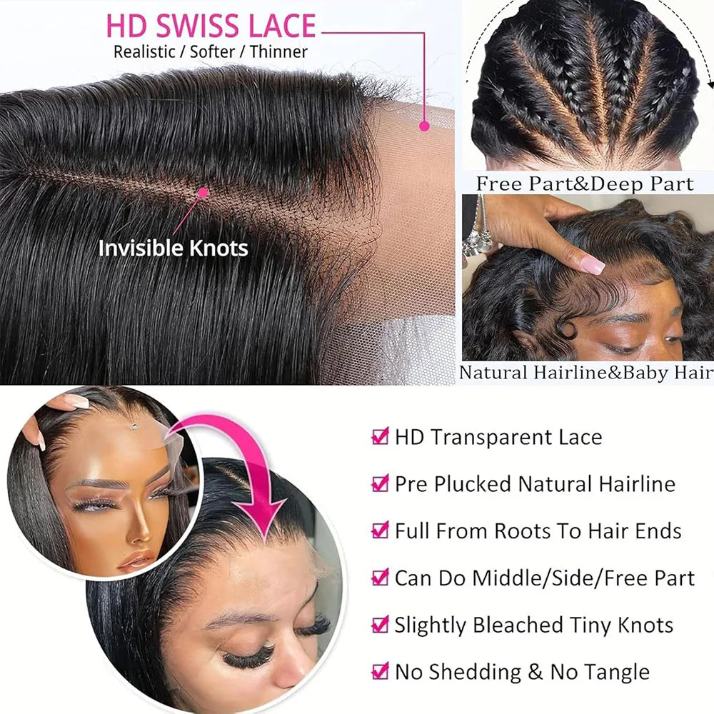 100% Human Hair Wig Deep Wave Bob Human Hair Lace Frontal Wig Deep Curly Wigs 13x4 Transparent Lace Front Wigs 4x4 Short Wigs