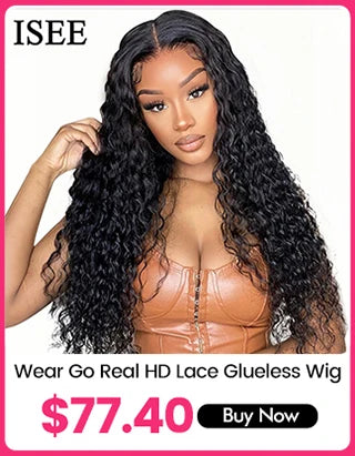 Wear And Go Glueless Human Hair ISEE Brazilian Straight Highlight Wig 6x4 HD Lace Glueless Preplucked Human Wigs Ready To Go
