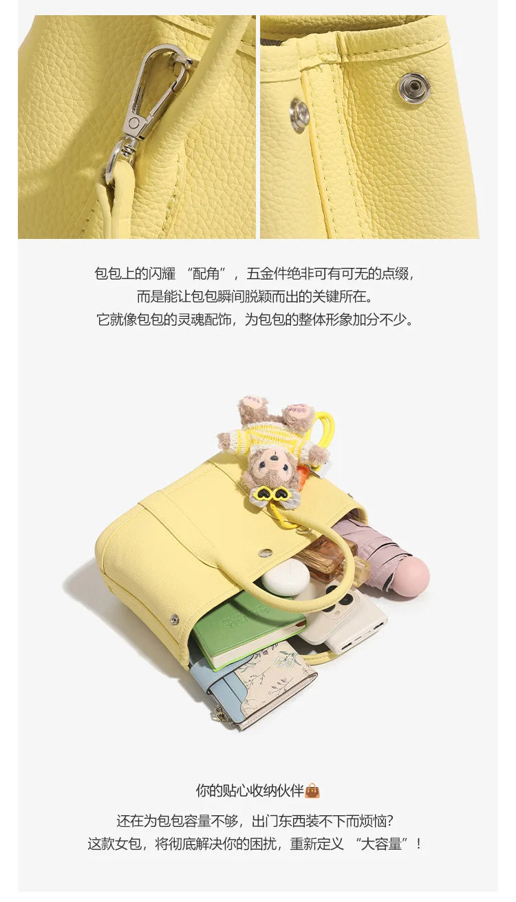Fashion Forward Designer Tote Purse Bag with Minimalist Style High-End Quality and Durability