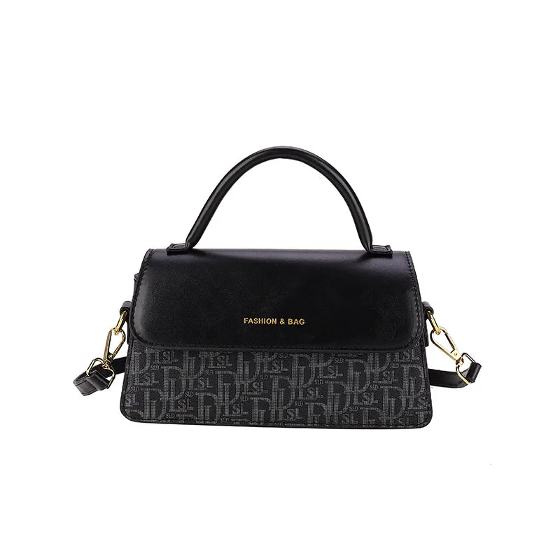2025 fashionable new women's bag with stylish letter print design, versatile shoulder bag, casual and simple crossbody bag