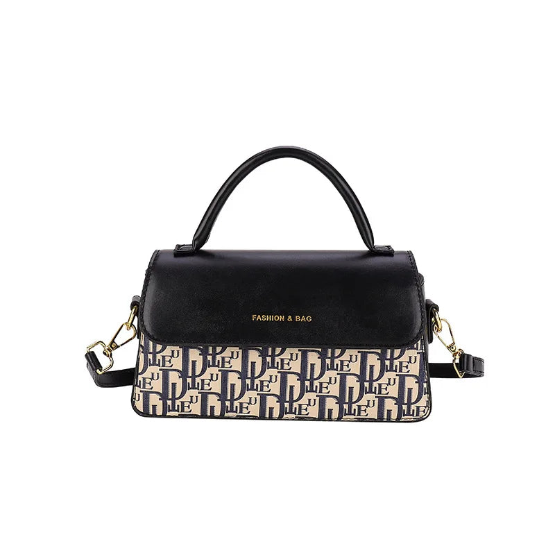 2025 fashionable new women's bag with stylish letter print design, versatile shoulder bag, casual and simple crossbody bag