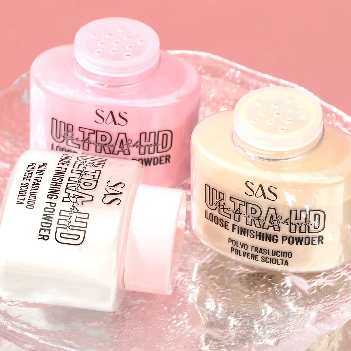 Setting powder, oil-control matte makeup effect, long-lasting waterproof, brightens skin tone, creates a perfect makeup