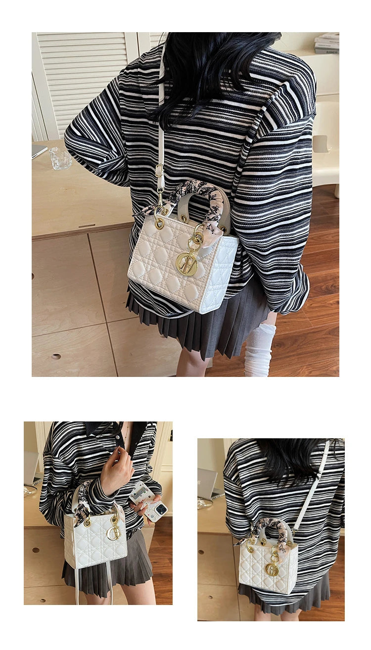 Women's Fashion Bag, Light Luxury Brand with Versatile Portable Shoulder Bag and Elegant Niche Design