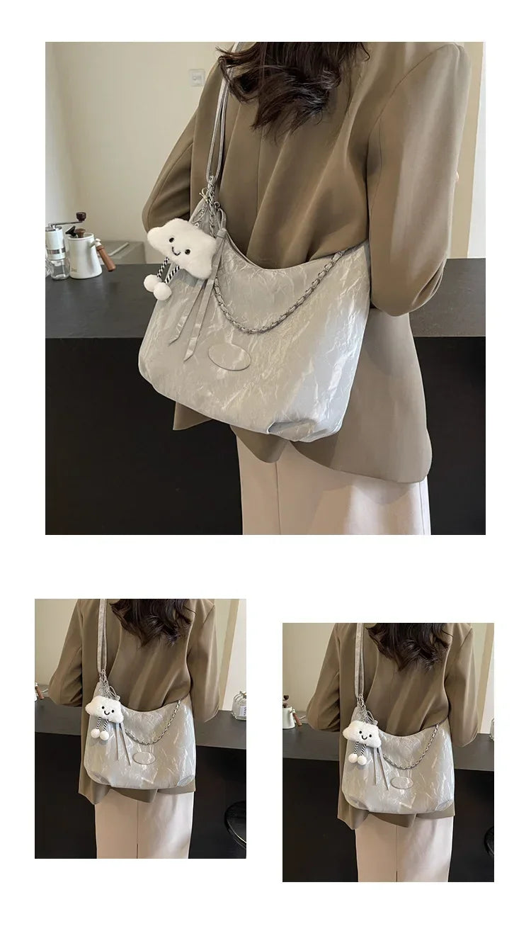 2025 Summer Fresh Release! Women's Fashion Bag - Simple Relaxed Design, Soft Texture, Ample Capacity for Commuting