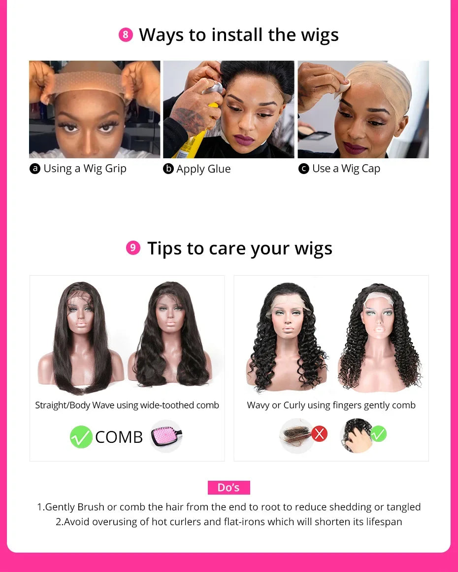Straight Human Hair Wigs Full Machine Made 100% Human Hair Wigs With Bangs For Women Brazilian Cheap Wig On Sale Clearance BPHW