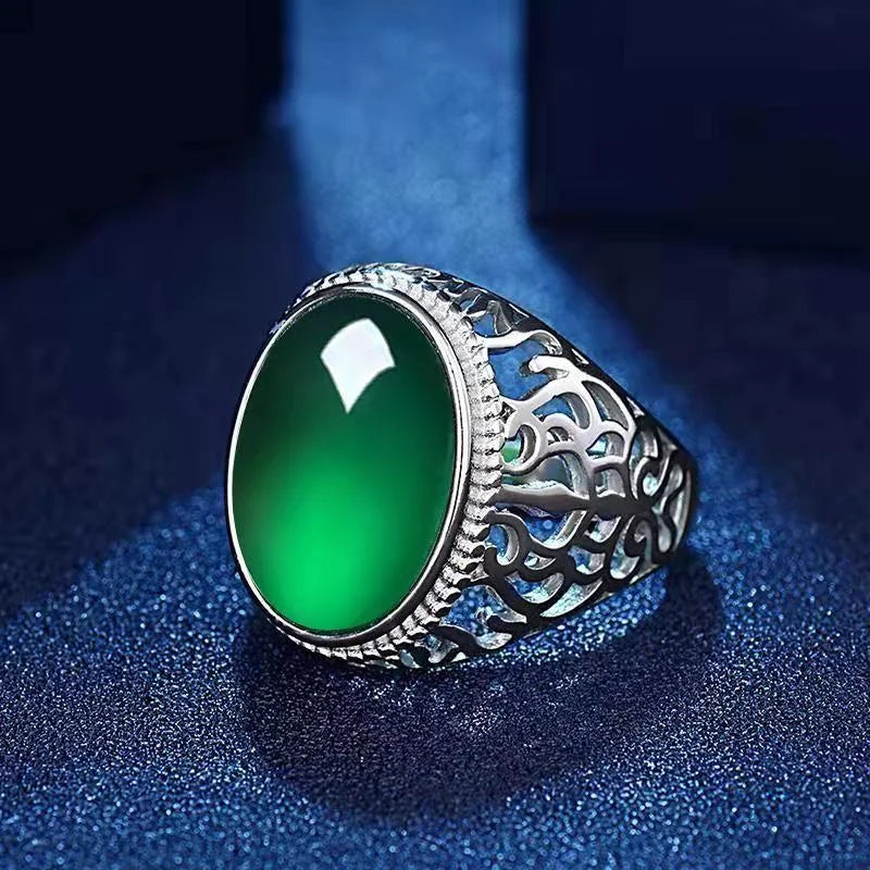Men's Fashion Rings Simple Accessories Golden Trend Design Suitable for Fashionable Men's Accessories