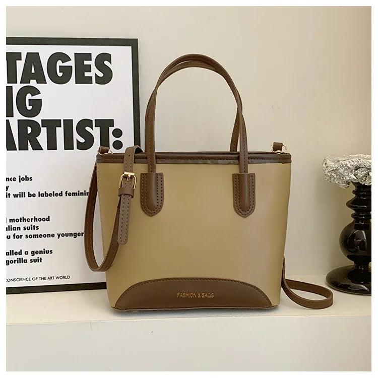 2025 Luxury Fashion Handbag for Women Elegant Retro Bucket Bag Minimalist Crossbody Shoulder Bag Unique Stylish Tote