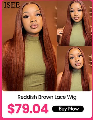 Wear And Go Glueless Human Hair ISEE Brazilian Straight Highlight Wig 6x4 HD Lace Glueless Preplucked Human Wigs Ready To Go