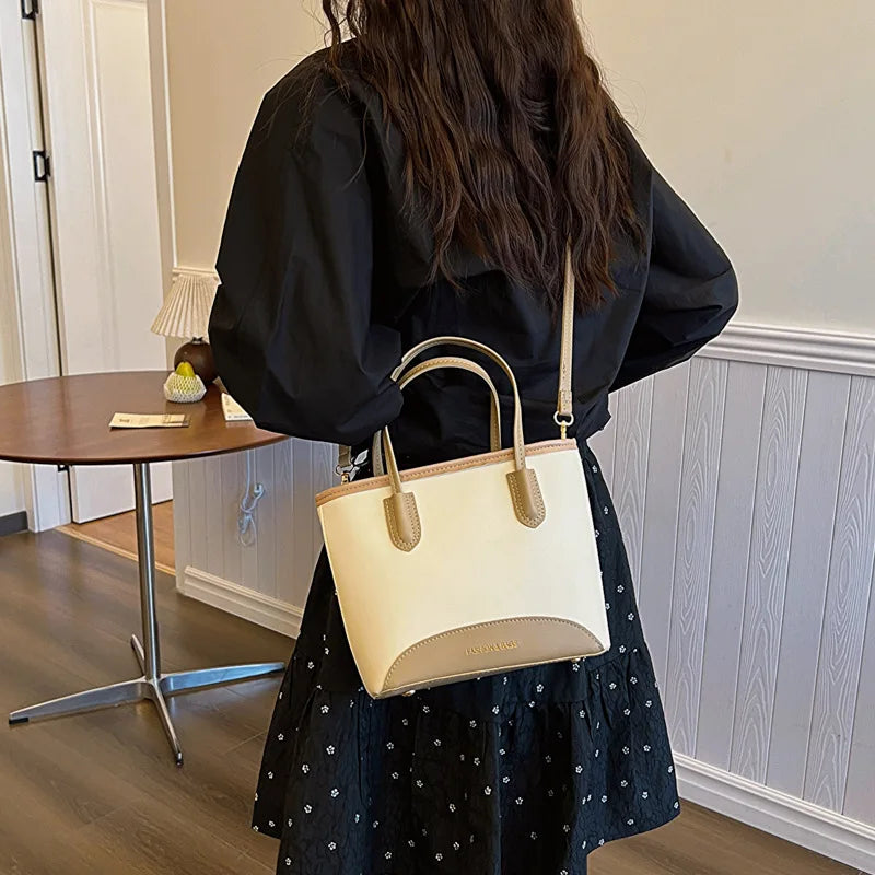2025 Luxury Fashion Handbag for Women Elegant Retro Bucket Bag Minimalist Crossbody Shoulder Bag Unique Stylish Tote