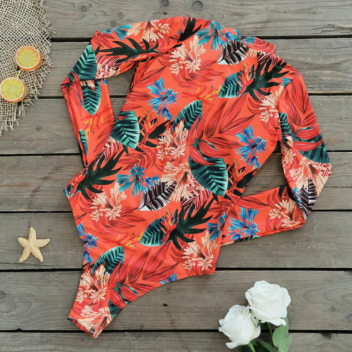Sexy Women Swimsuit 2025 Bikinis Set Long Sleeve Swimwear Surfing Two Piece Swimsuit Tankini Swimming Bathing Suit Beach Wear