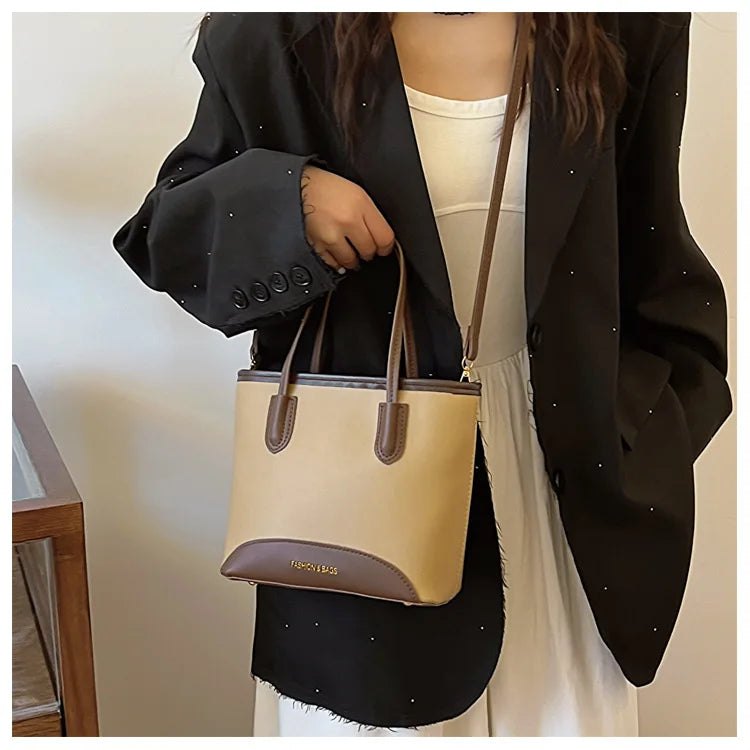 2025 Luxury Fashion Handbag for Women Elegant Retro Bucket Bag Minimalist Crossbody Shoulder Bag Unique Stylish Tote