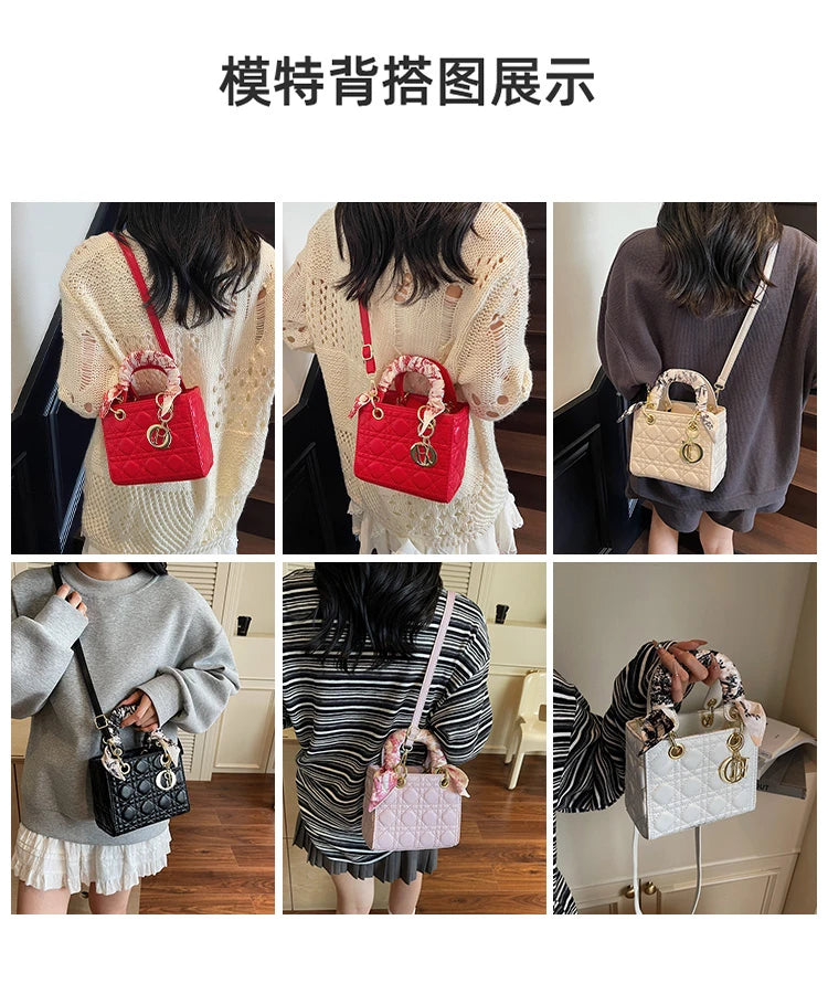 Women's Fashion Bag, Light Luxury Brand with Versatile Portable Shoulder Bag and Elegant Niche Design