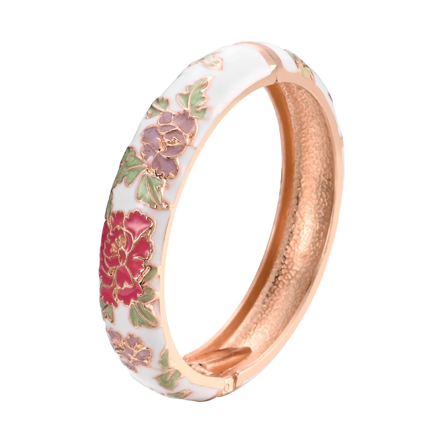 Enameled Bracelets For Women Flower Women Bangles Indian Chinese Viking Bracelet On Hand African Jewelry Dubai Women's Gift Girl