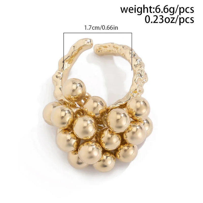 Fashion Ring Trendy Smooth Rings for Women Couple Vintage Geometric Handmade Rings Wedding Jewelry Gift e778