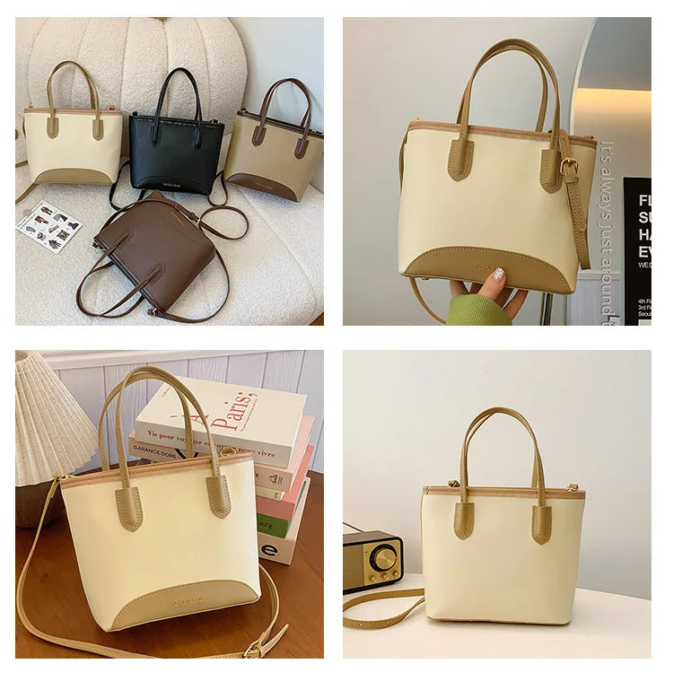 2025 Luxury Fashion Handbag for Women Elegant Retro Bucket Bag Minimalist Crossbody Shoulder Bag Unique Stylish Tote