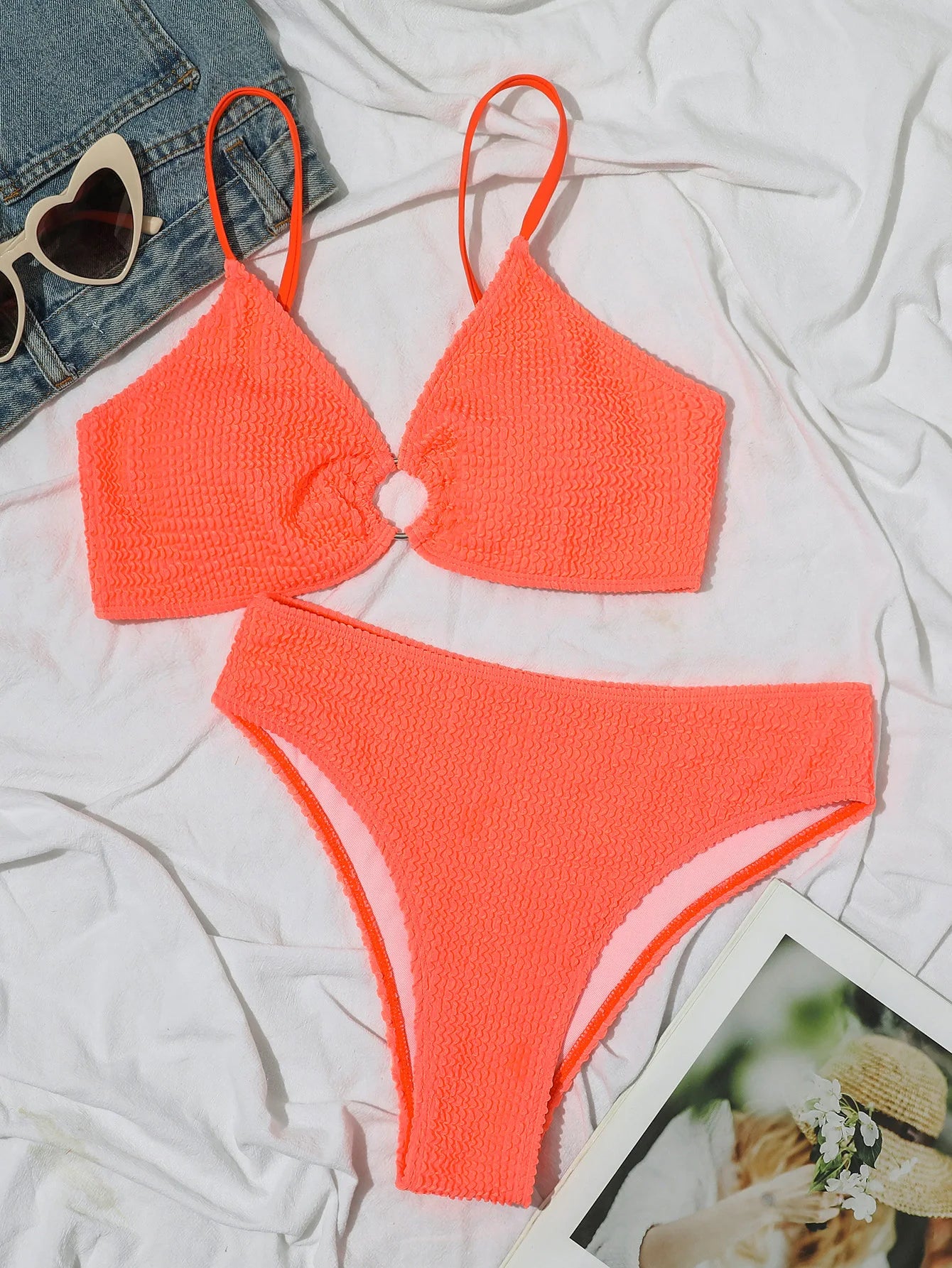 Sexy Bikini 2025 Swimsuit Women Swimwear Adjustable Bikini Set Thong Brazilian Bathing Suit Beach Wear Biquini Bather Female