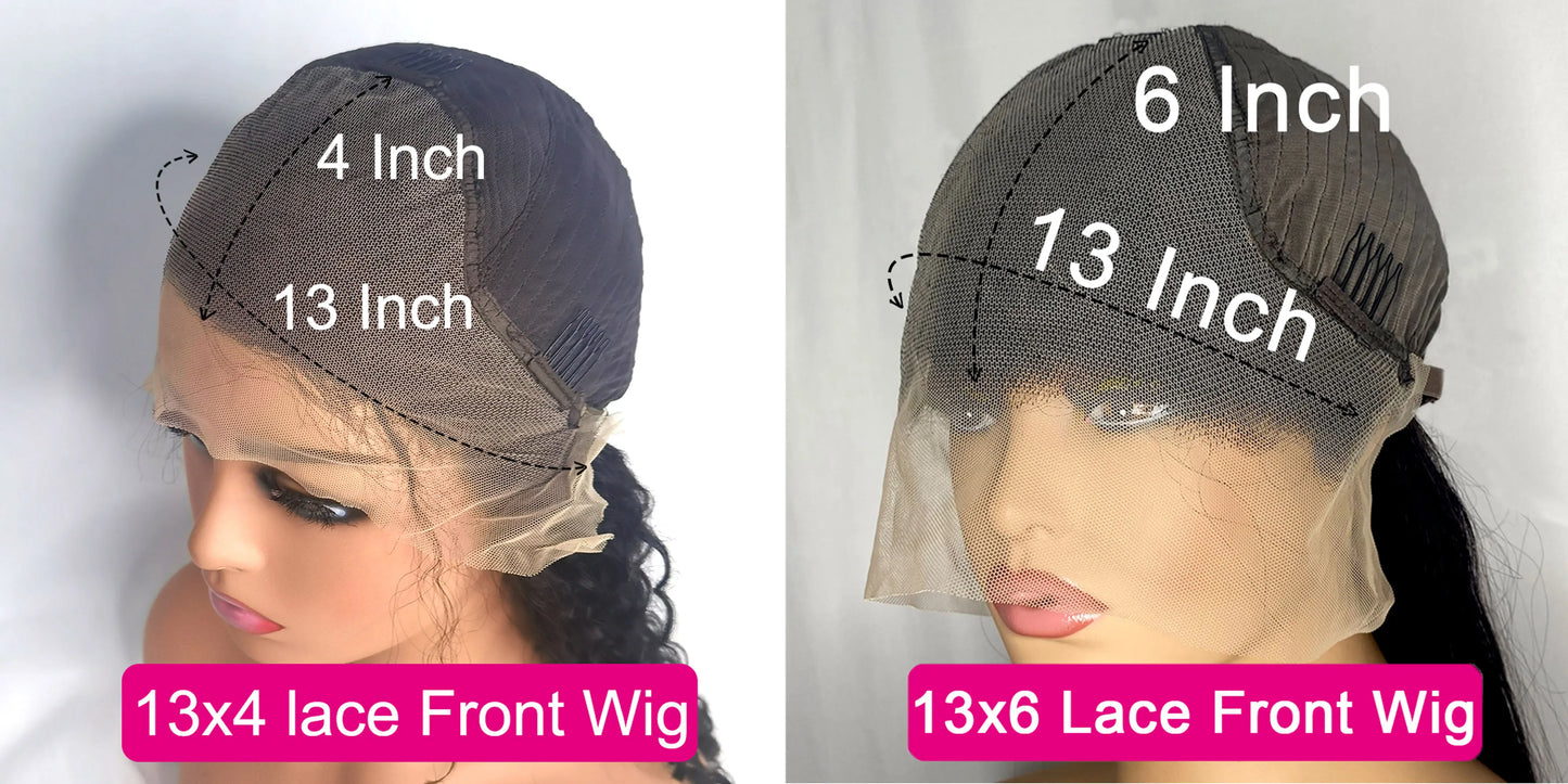 NYY Hair Factory Store 13x4 13x6 HD Loose Deep Wave Human Hair Wig 30 inch Water Curly 360 Lace Front Human Hair Wigs For Women