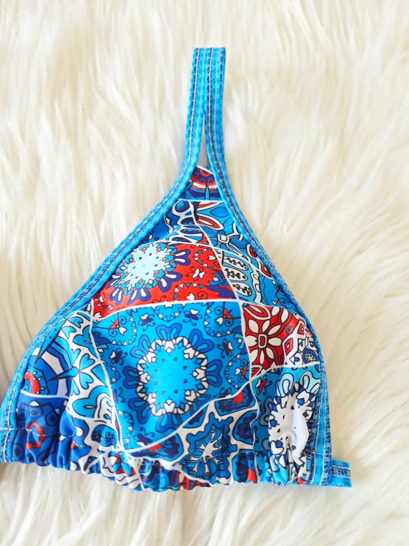 Two Piece Swimsuit Bikini Summer Fashion New Sexy Backless Printed Retro Women's Swimsuit
