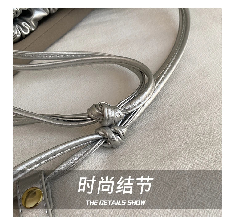 Luxury Designer Paris Fashion Elegant Handbag In Solid Color With Trendy Design For Business Commuter Women