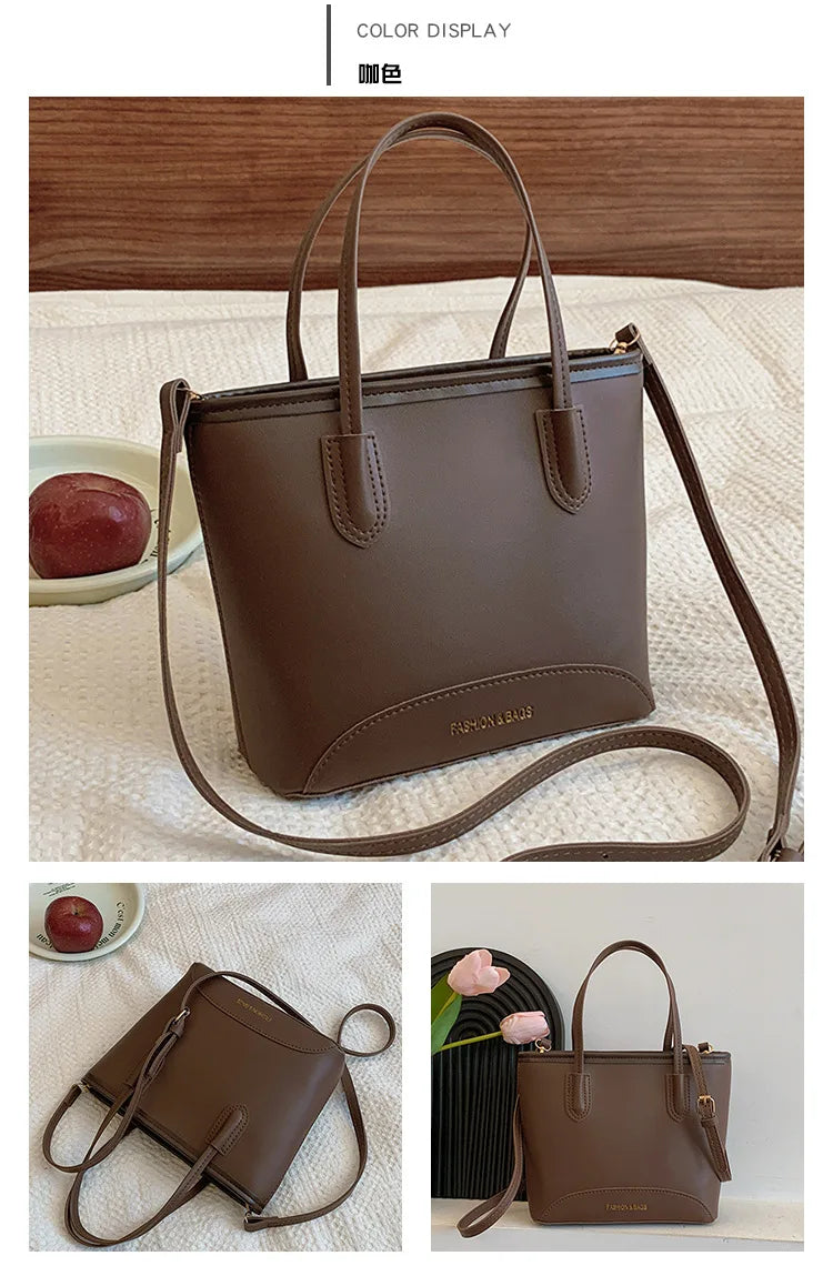 2025 Luxury Fashion Handbag for Women Elegant Retro Bucket Bag Minimalist Crossbody Shoulder Bag Unique Stylish Tote