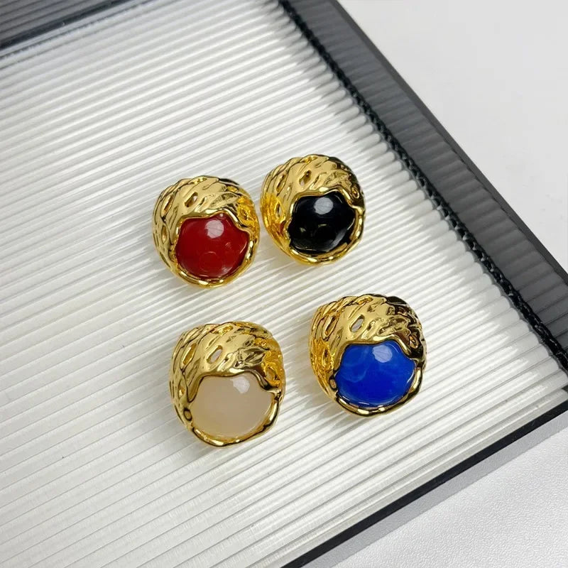 Fashion Jewelry Pretty Design Geometric Big Rings For Women Female Gifts Hot Sale Finger Accessories 2024 Trend New