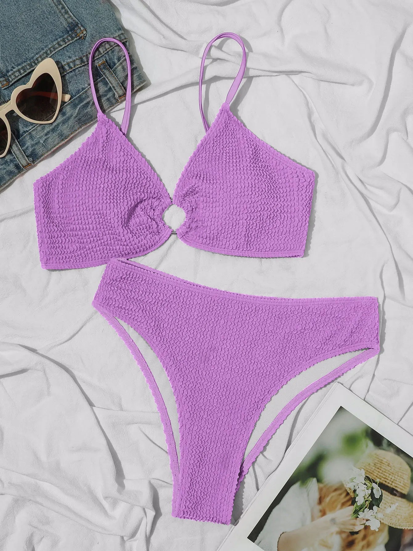 Sexy Bikini 2025 Swimsuit Women Swimwear Adjustable Bikini Set Thong Brazilian Bathing Suit Beach Wear Biquini Bather Female