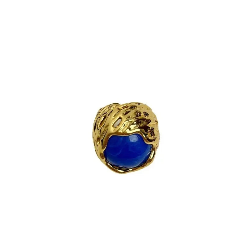 Fashion Jewelry Pretty Design Geometric Big Rings For Women Female Gifts Hot Sale Finger Accessories 2024 Trend New