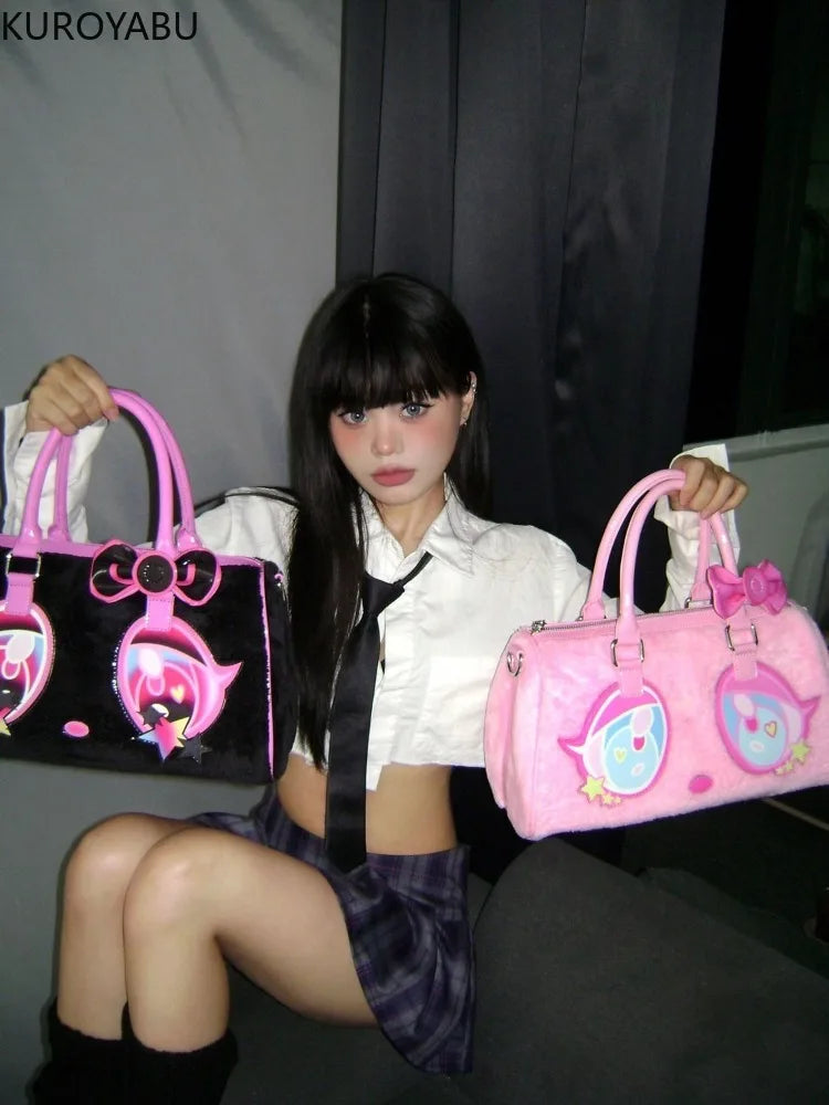 Fashion Designer Bag Women 2025 New Arrive Cartoon Large Capacity Top-Handle Bags Bolsas Para Mujeres Japanese Women's Handbags