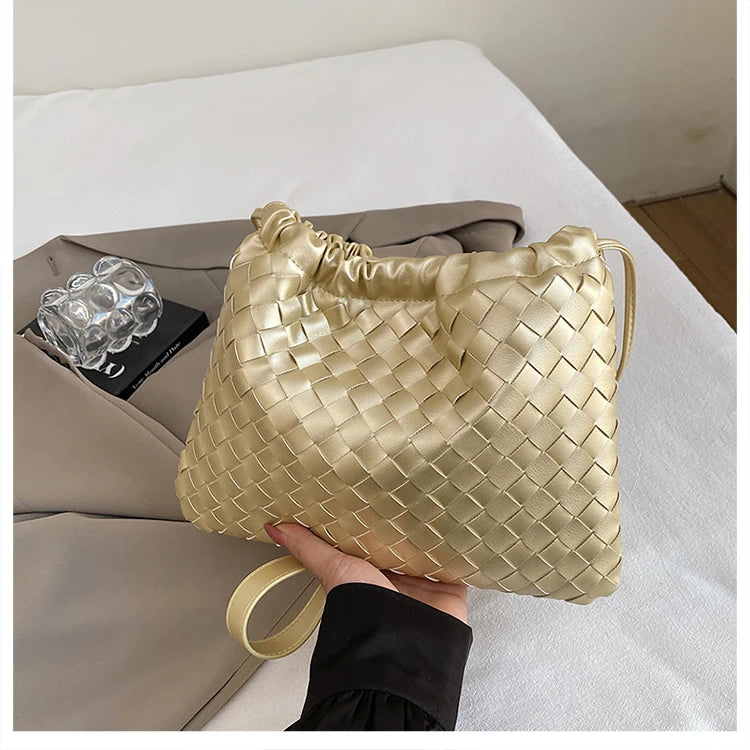 Luxury Designer Paris Fashion Elegant Handbag In Solid Color With Trendy Design For Business Commuter Women