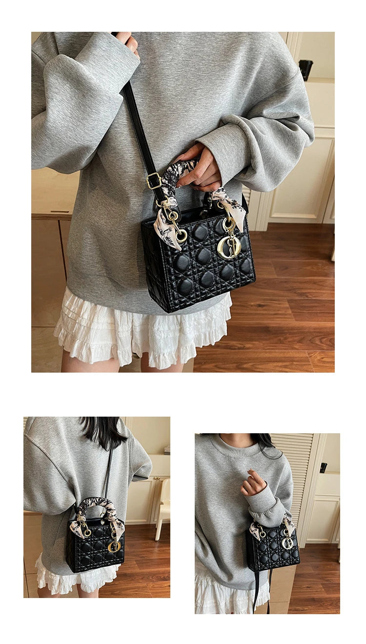 Women's Fashion Bag, Light Luxury Brand with Versatile Portable Shoulder Bag and Elegant Niche Design