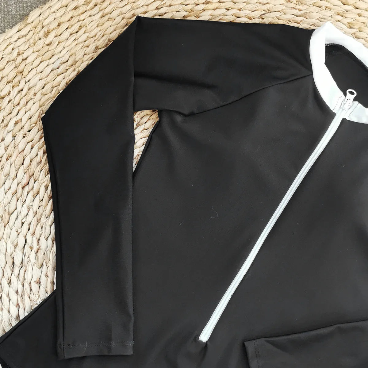 Sexy Women Swimsuit 2025 Bikinis Set Long Sleeve Swimwear Surfing Two Piece Swimsuit Tankini Swimming Bathing Suit Beach Wear