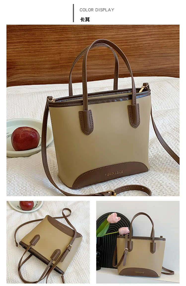 2025 Luxury Fashion Handbag for Women Elegant Retro Bucket Bag Minimalist Crossbody Shoulder Bag Unique Stylish Tote