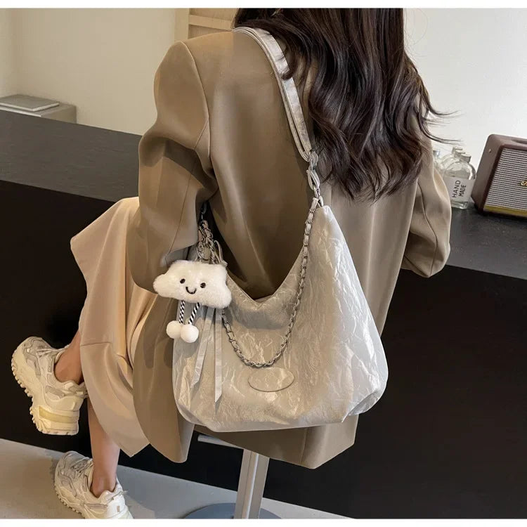2025 Summer Fresh Release! Women's Fashion Bag - Simple Relaxed Design, Soft Texture, Ample Capacity for Commuting